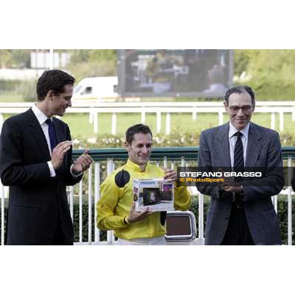 prize giving ceremony of Premio Sergio Cumani Milano - San Siro racetrack, 24th sept.2011 ph.Stefano Grasso