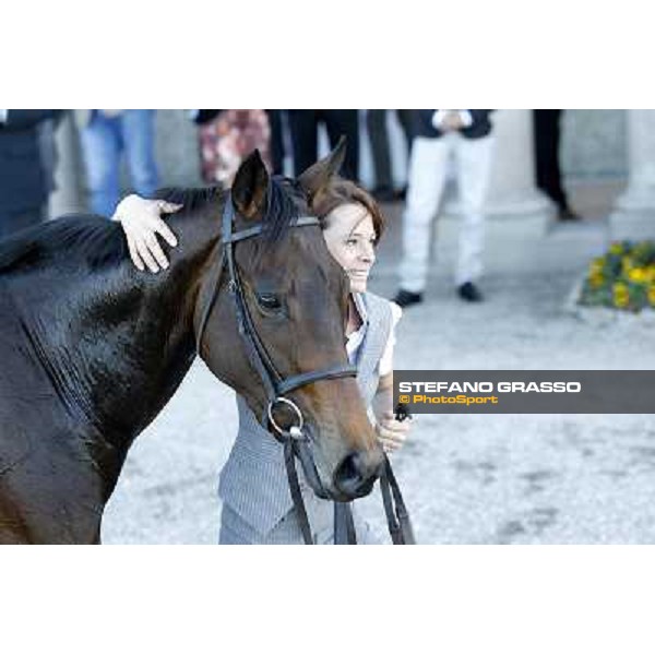 Nayarra after winning the Gran Criterium Milano - San Siro racetrack, 9th oct. 2011 ph.Stefano Grasso