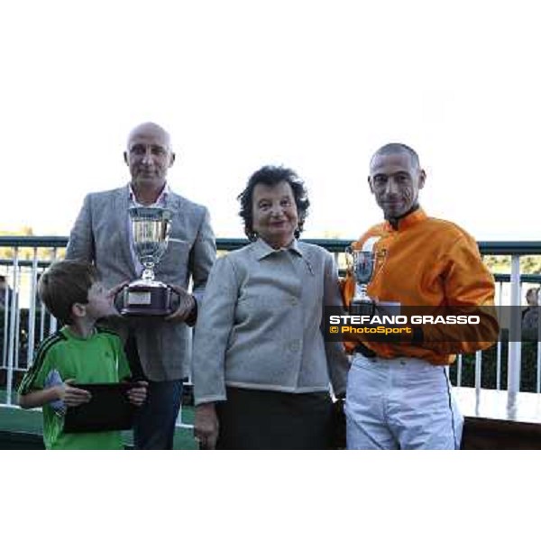 prize giving ceremony of the Premio Verziere-Memorial Aldo Cirla Milano - San Siro racetrack, 9th oct. 2011 ph.Stefano Grasso