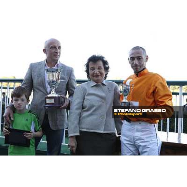 prize giving ceremony of the Premio Verziere-Memorial Aldo Cirla Milano - San Siro racetrack, 9th oct. 2011 ph.Stefano Grasso