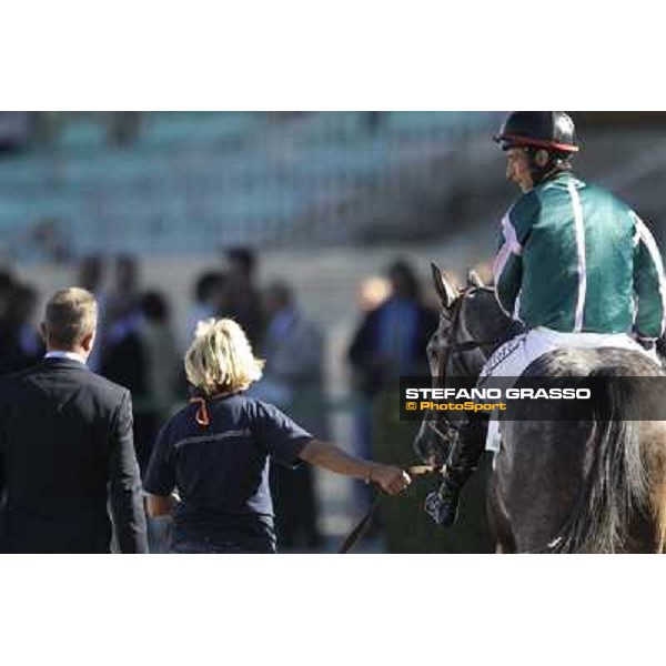 Salvatore Sulas on Questi Amori Milano - San Siro racetrack, 9th oct. 2011 ph.Stefano Grasso