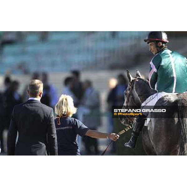 Salvatore Sulas on Questi Amori Milano - San Siro racetrack, 9th oct. 2011 ph.Stefano Grasso