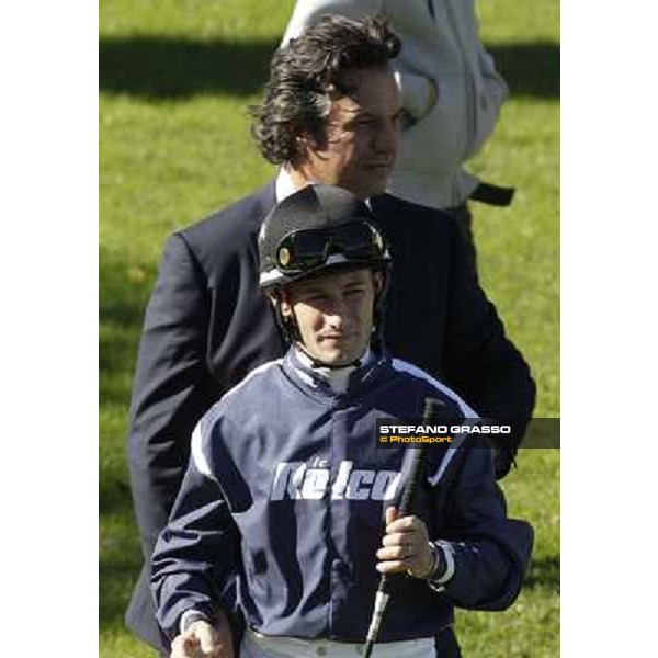 Bruno Grizzetti and Mirco Demuro Milano - San Siro racetrack, 9th oct. 2011 ph.Stefano Grasso
