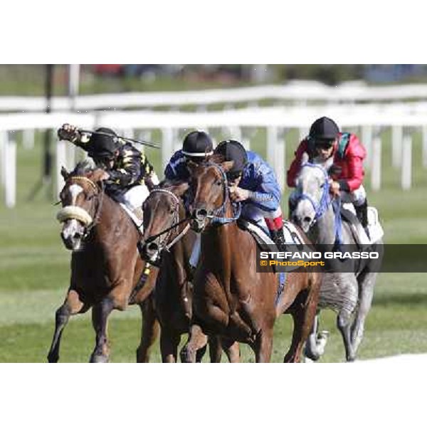 Aperegina goes to win the Premio Zambla Milano - San Siro racetrack, 9th oct. 2011 ph.Stefano Grasso