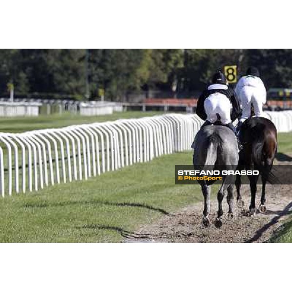 Going to the start Milano - San Siro racetrack, 9th oct. 2011 ph.Stefano Grasso