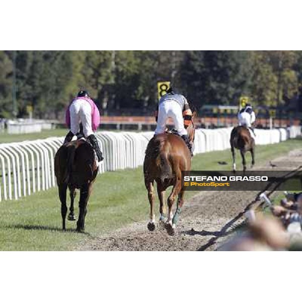 Going to the start Milano - San Siro racetrack, 9th oct. 2011 ph.Stefano Grasso
