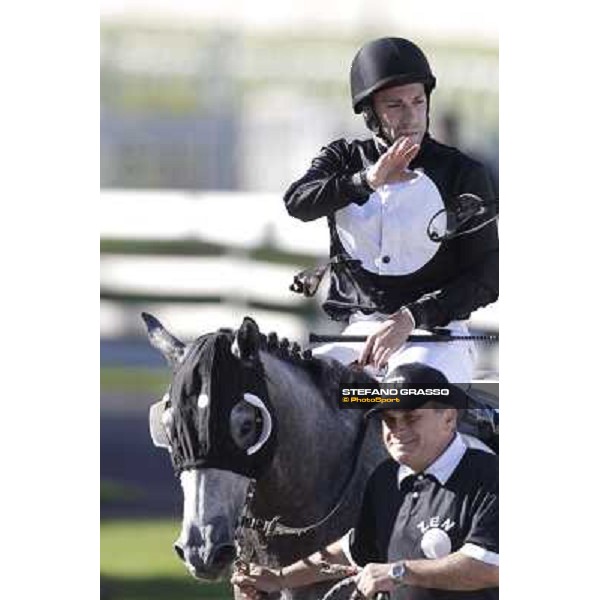 Pierantonio Convertino on Moonlight Kiss after winning the Premio San Marco Milano - San Siro racetrack, 9th oct. 2011 ph.Stefano Grasso