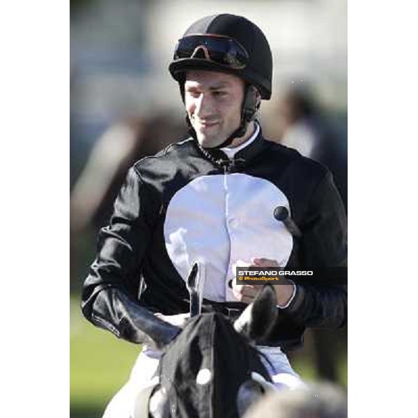 Pierantonio Convertino after winning the Premio San Marco Milano - San Siro racetrack, 9th oct. 2011 ph.Stefano Grasso