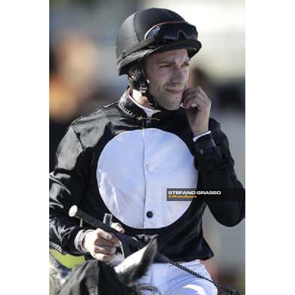 Pierantonio Convertino after winning the Premio San Marco Milano - San Siro racetrack, 9th oct. 2011 ph.Stefano Grasso