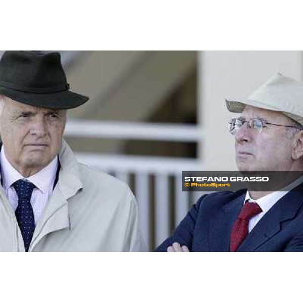 Guido Melzi d\'Eril and Giuseppe Tatarella Milano - San Siro racetrack, 9th oct. 2011 ph.Stefano Grasso