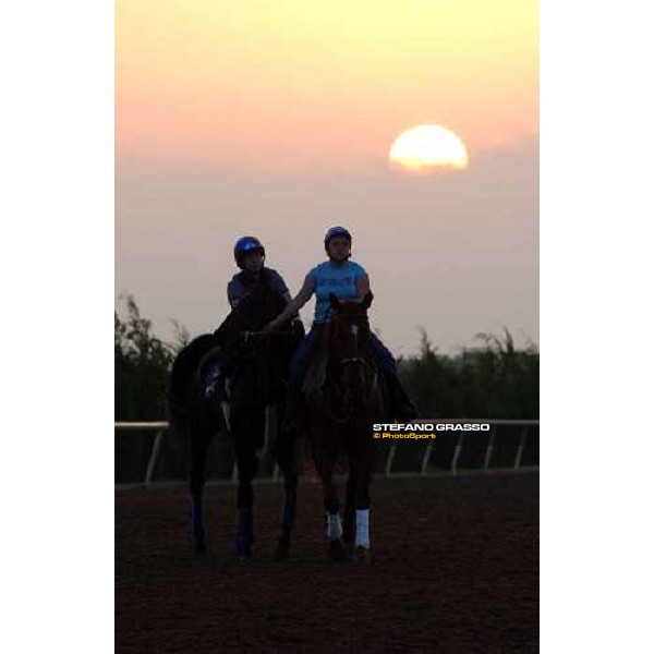 morning track works at Lone Star Park Dallas, 28th october 2004 ph. Stefano Grasso