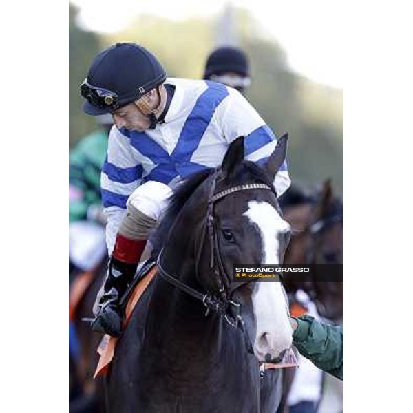 Mario Esposito on Vedelago Milano - San Siro racetrack, 9th oct. 2011 ph.Stefano Grasso