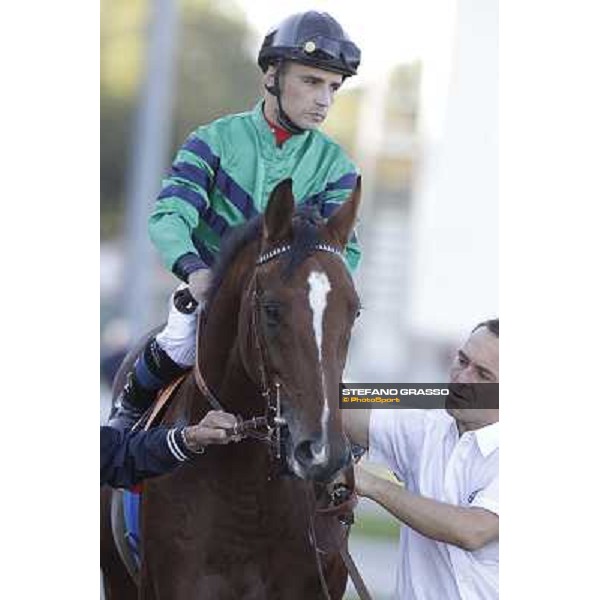 Dario Vargiu on Lui e La Luna Milano - San Siro racetrack, 9th oct. 2011 ph.Stefano Grasso