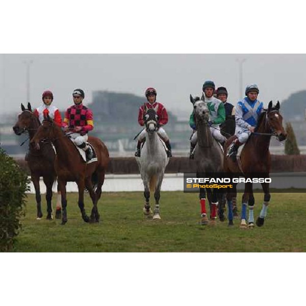 before the start 54° Gran Corsa Siepi Roma -Capannelle february 15 2004 ph. Stefano Grasso