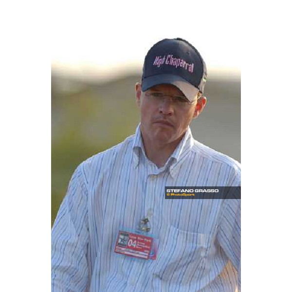trainer Aidan O\' Brien at Lone Star Park Dallas, 28th october 2004 ph. Stefano Grasso