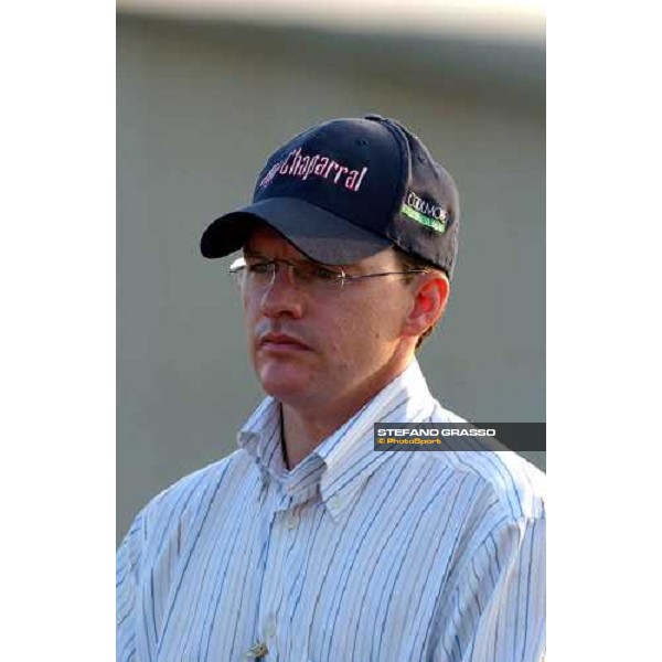 trainer Aidan O\' Brien at Lone Star Park Dallas, 28th october 2004 ph. Stefano Grasso