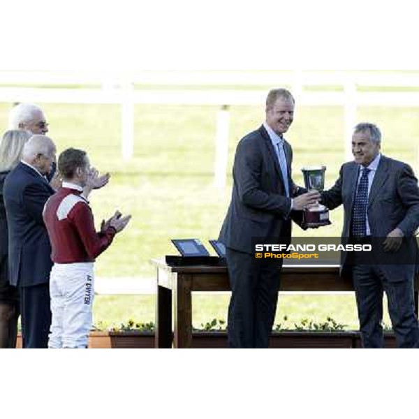prize giving ceremony of the Gran Criterium Milano - San Siro racetrack, 9th oct. 2011 ph.Stefano Grasso