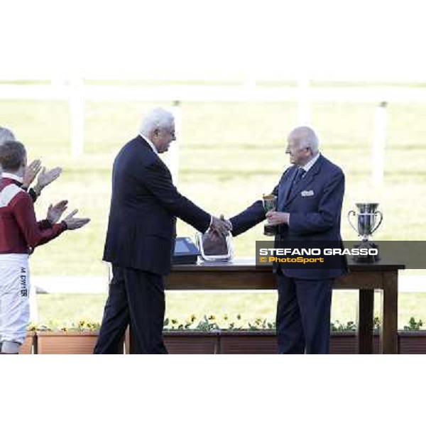 prize giving ceremony of the Gran Criterium Milano - San Siro racetrack, 9th oct. 2011 ph.Stefano Grasso