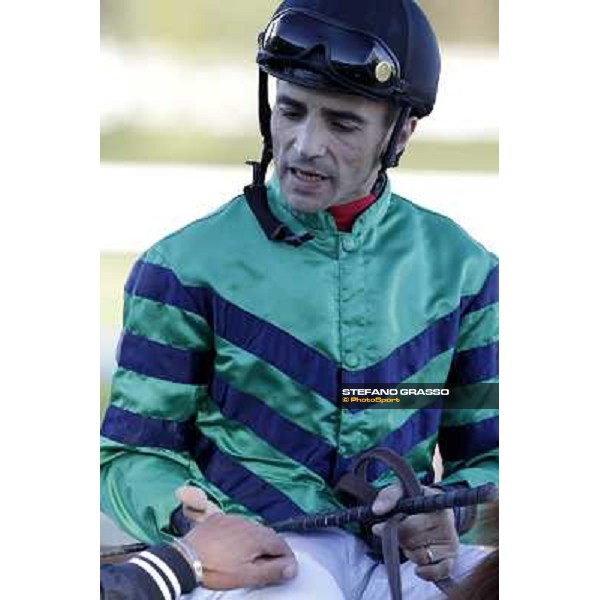 Dario Vargiu after winning the Criterium Nazionale Milano - San Siro racetrack, 9th oct. 2011 ph.Stefano Grasso