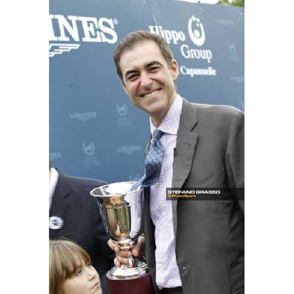 a portrait for Luigi Riccardi trainer of the winner of the Premio Lydia Tesio Longines Rome, 23rd oct. 2011 ph.Stefano Grasso
