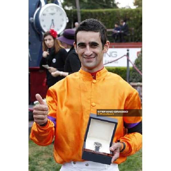 a portrait for Fabio Branca winner of the Premio Lydia Tesio Longines Rome, 23rd oct. 2011 ph.Stefano Grasso