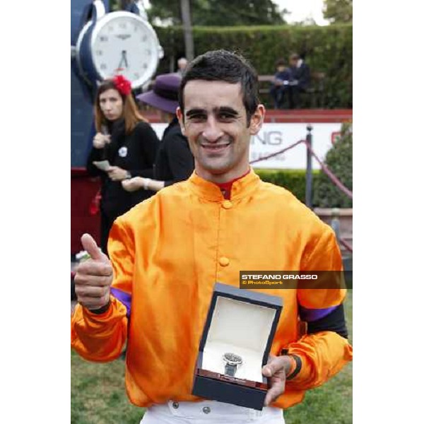 a portrait for Fabio Branca winner of the Premio Lydia Tesio Longines Rome, 23rd oct. 2011 ph.Stefano Grasso