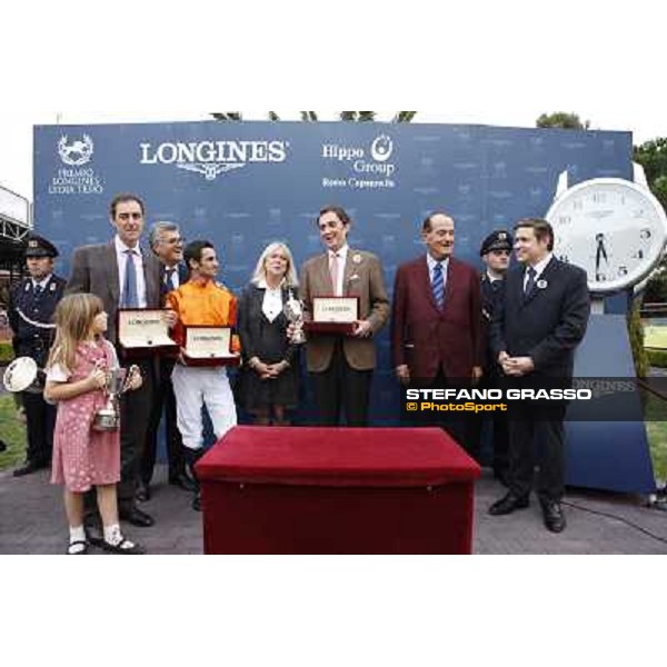 Prize giving ceremony of the Premio Lydia Tesio Longines Rome, 23rd oct. 2011 ph.Stefano Grasso
