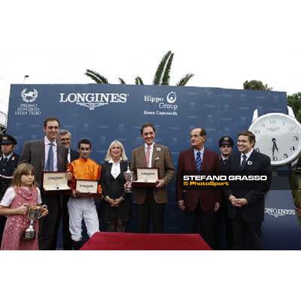 Prize giving ceremony of the Premio Lydia Tesio Longines Rome, 23rd oct. 2011 ph.Stefano Grasso