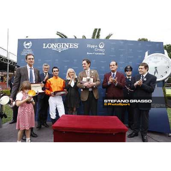 Prize giving ceremony of the Premio Lydia Tesio Longines Rome, 23rd oct. 2011 ph.Stefano Grasso