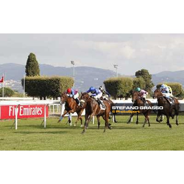 Dario Vargiu on Regarde Moi wins the Premio Nearco Rome, 23rd oct. 2011 ph.Stefano Grasso