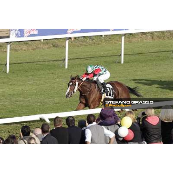 Umberto Rispoli on Star Kodiak wins the Premio Ubaldo Pandolfi Rome, 23rd oct. 2011 ph.Stefano Grasso