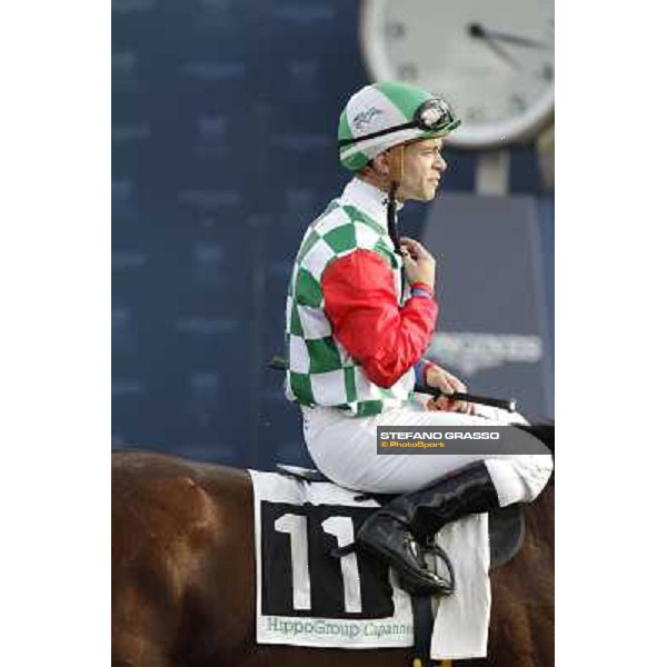 Umberto Rispoli on Star Kodiak returns home after winning the Premio Ubaldo Pandolfi Rome, 23rd oct. 2011 ph.Stefano Grasso