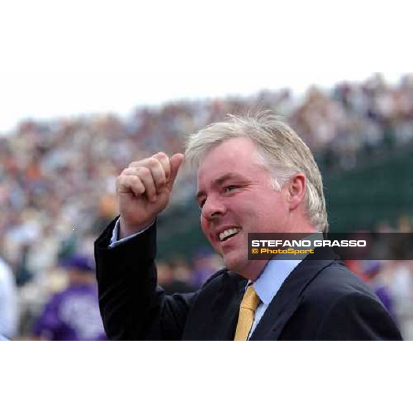 close up for Jeremy Noseda, trainer of Wilko, winner of Bessemer Trust Breeders\' Cup Juvenile Dallas 30th october 2004 ph. Stefano Grasso