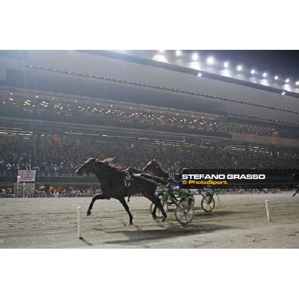 Thomas Konvenoja with Brad De Veluwe wins the Gran Premio Paolo e Orsino Orsi Mangelli Milan - San Siro racetrack, 1st nov. 2011 ph.Stefano Grasso