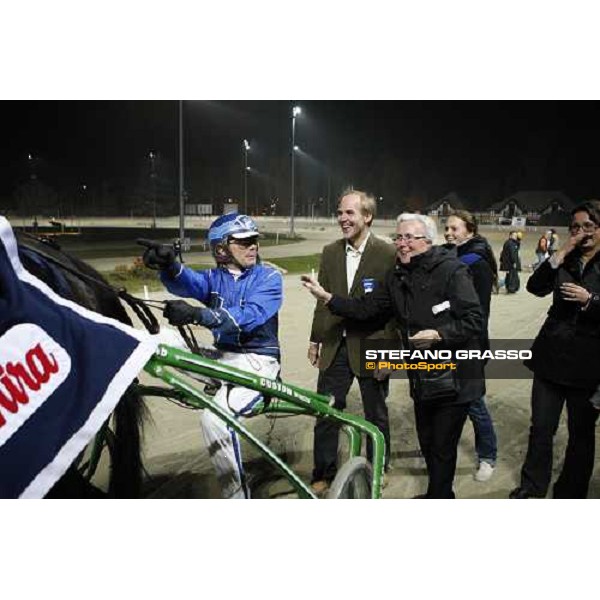 Thomas Konvenoja with Brad De Veluwe wins the Gran Premio Paolo e Orsino Orsi Mangelli Milan - San Siro racetrack, 1st nov. 2011 ph.Stefano Grasso