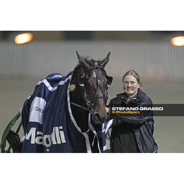 Thomas Konvenoja with Brad De Veluwe wins the Gran Premio Paolo e Orsino Orsi Mangelli Milan - San Siro racetrack, 1st nov. 2011 ph.Stefano Grasso