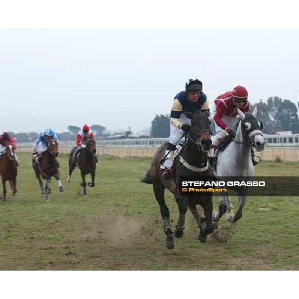 Peter Gehm on Cardenas wins the 54° Gran Corsa Siepi Roma -Capannelle february 15 2004 ph. Stefano Grasso