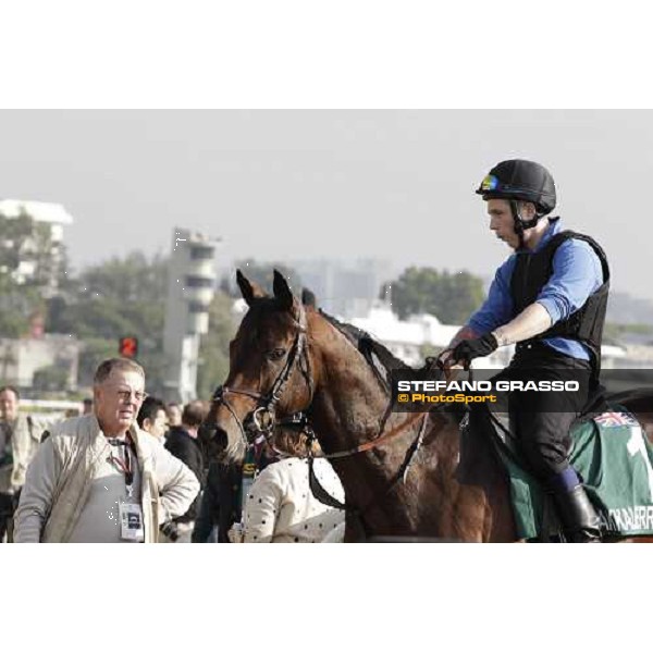 Morning trackworks at Sha Tin - Jakkalberry Hong Kong - Sha Tin racecourse, 7th dec. 2011 ph.Stefano Grasso