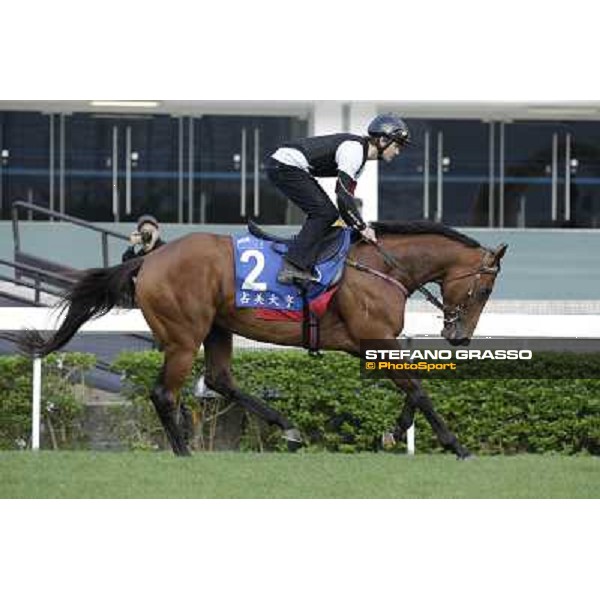 Morning trackworks at Sha Tin - Jimmy Choux Hong Kong - Sha Tin racecourse, 7th dec. 2011 ph.Stefano Grasso