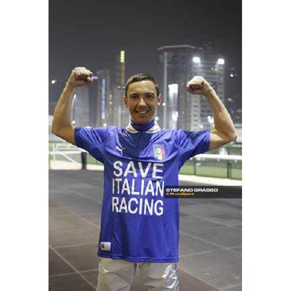 Frankie Dettori wins the Cathay Pacific International Jockeys\' Championship Hong Kong - Happy Valley racecourse, 7th dec. 2011 ph.Stefano Grasso