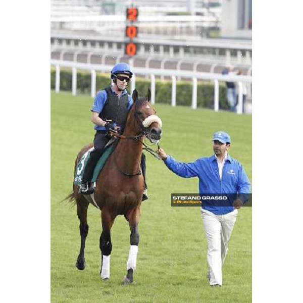 Morning trackworks at Sha Tin racecourse - Campanologist and Saeed Bin Suroor Hong Kong, 8th dec. 2011 ph.Stefano Grasso