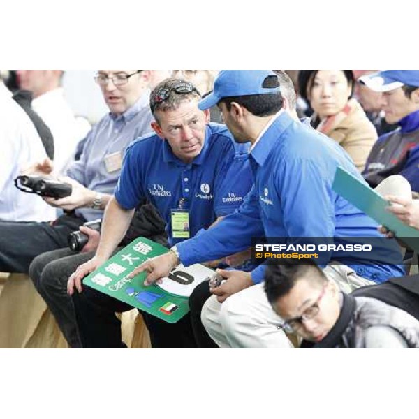 Morning trackworks at Sha Tin racecourse - Saeed Bin Suroor and Godolphin team Hong Kong, 8th dec. 2011 ph.Stefano Grasso