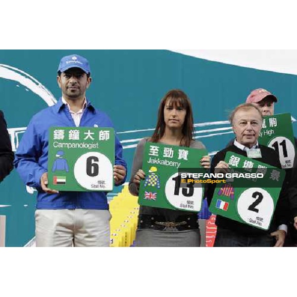 Morning trackworks at Sha Tin racecourse - Federica Villa at the Barrier Draw Hong Kong, 8th dec. 2011 ph.Stefano Grasso