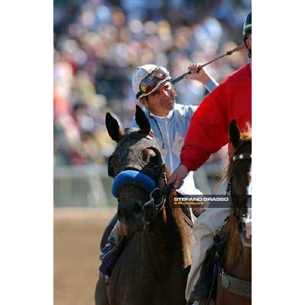 Corey NAkatani winner with Sweet Catomine of Breeders\' Cup Juvenile Fillies Dallas 30th october 2004 ph. Stefano Grasso