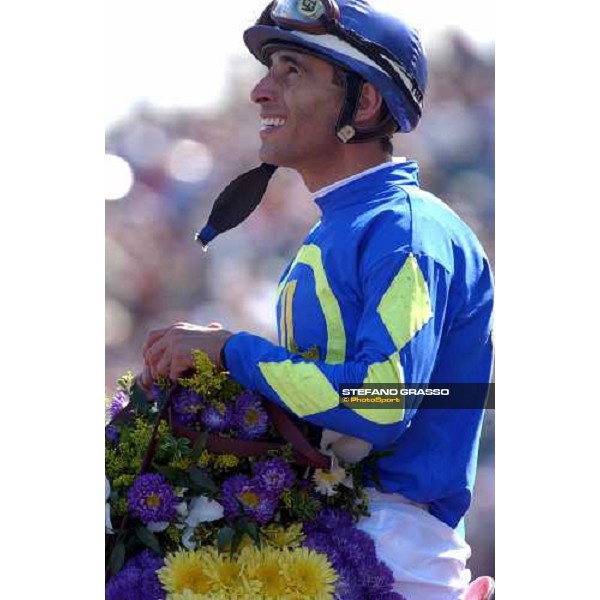 close up for John Velazquez, winner with Ashado of Breeders\' Cup Distaff Dallas 30th october 2004 ph. Stefano Grasso