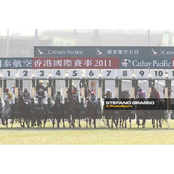 M.Chadwick on California Memory wins the Cathay Pacific Hong Cup Hong Kong, 11th dec. 2011 ph.Stefano Grasso