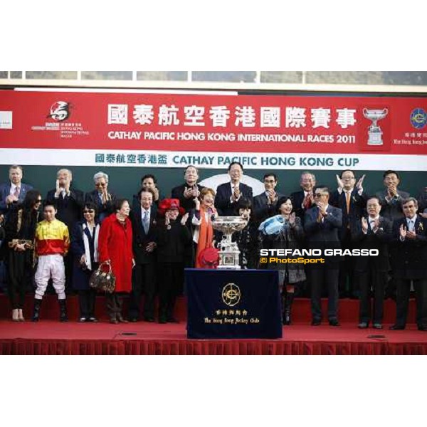 M.Chadwick on California Memory wins the Cathay Pacific Hong Cup Hong Kong, 11th dec. 2011 ph.Stefano Grasso