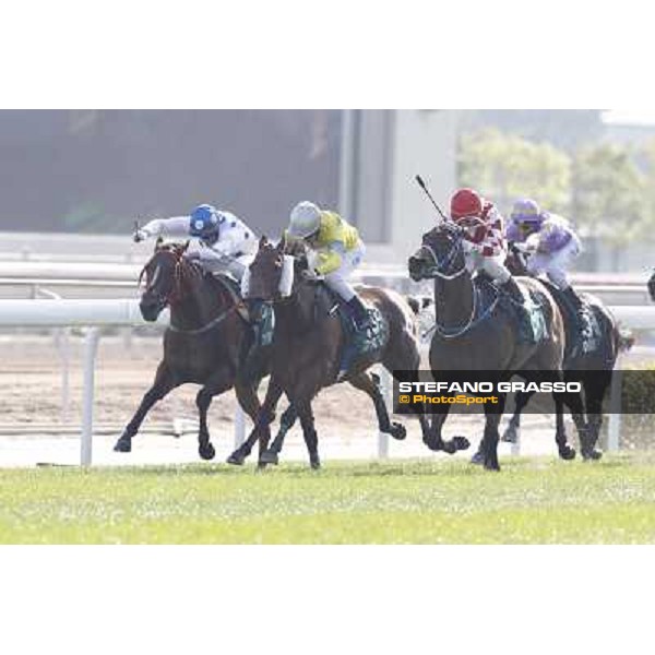 Brett Prebble on Lucky Nine wins the Cathay Pacific Hong Sprint Hong Kong, 11th dec. 2011 ph.Stefano Grasso