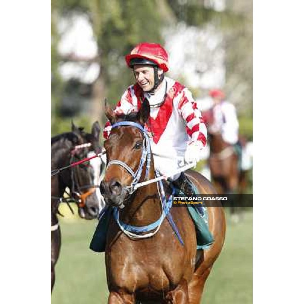 Brett Prebble on Lucky Nine wins the Cathay Pacific Hong Sprint Hong Kong, 11th dec. 2011 ph.Stefano Grasso