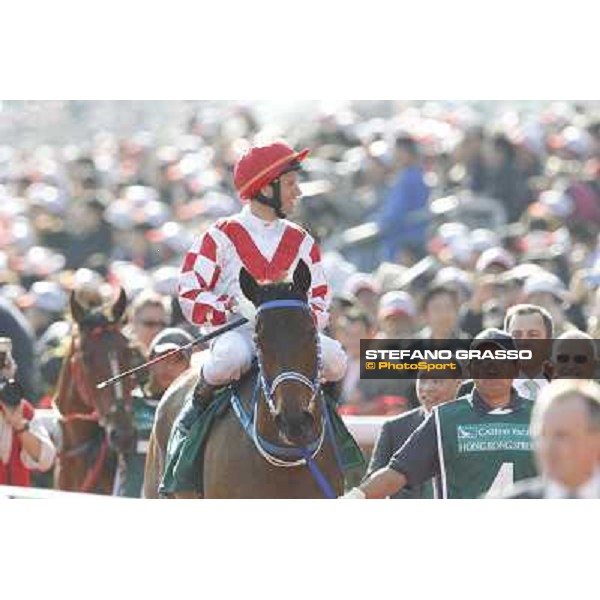 Brett Prebble on Lucky Nine wins the Cathay Pacific Hong Sprint Hong Kong, 11th dec. 2011 ph.Stefano Grasso